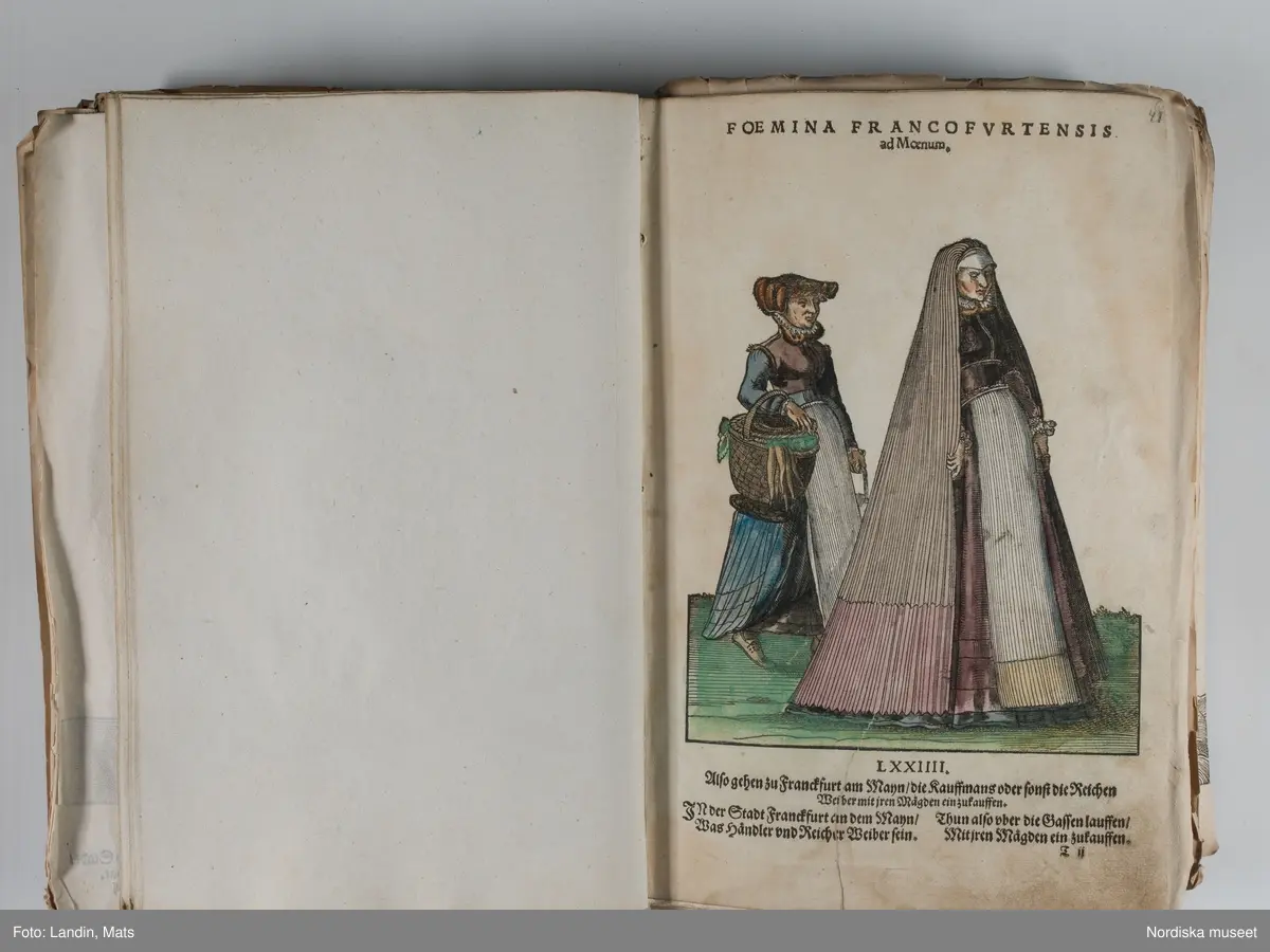 Bilder av och ur boken Trachtenbuch av Hans Weigel, tryckt 1577 i Nürnberg. Original i Nordiska museets bibliotek.

Habitvs Præcipvorvm Popvlorvm, Tam Virorvm Qvam fœminarum Singulari arte depicti.
Dräkt, dräktskick bilder från Europa, Afrika, Orienten och nya Amerika.