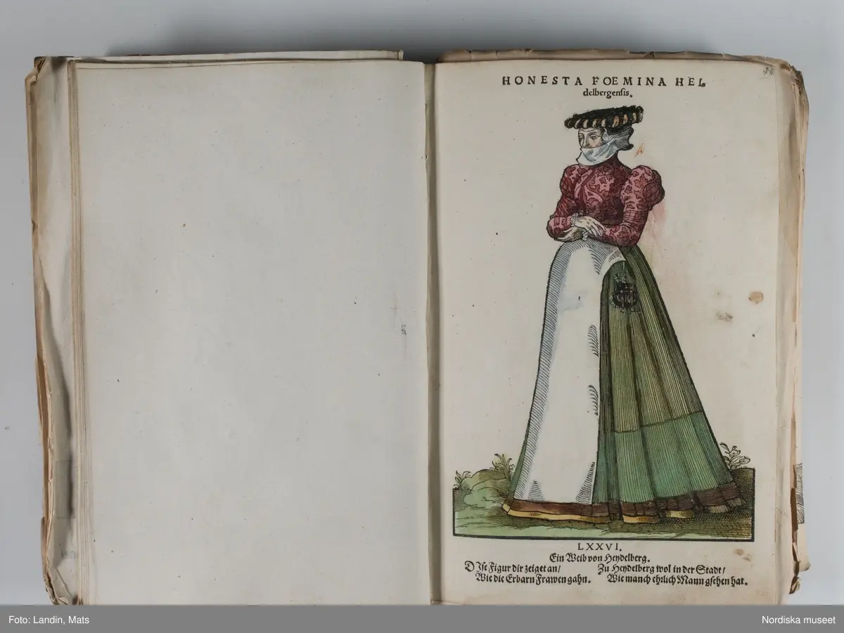 Bilder av och ur boken Trachtenbuch av Hans Weigel, tryckt 1577 i Nürnberg. Original i Nordiska museets bibliotek.

Habitvs Præcipvorvm Popvlorvm, Tam Virorvm Qvam fœminarum Singulari arte depicti.
Dräkt, dräktskick bilder från Europa, Afrika, Orienten och nya Amerika.