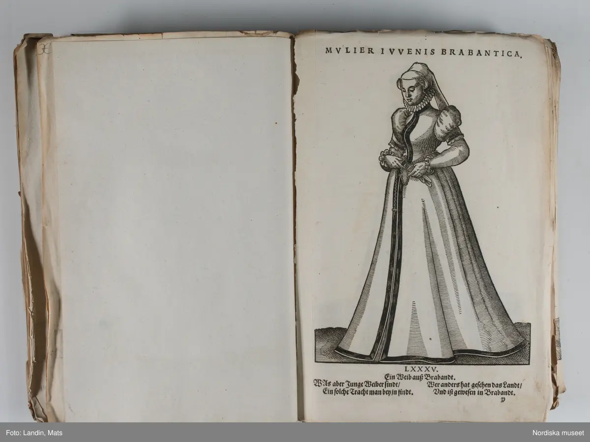Bilder av och ur boken Trachtenbuch av Hans Weigel, tryckt 1577 i Nürnberg. Original i Nordiska museets bibliotek.

Habitvs Præcipvorvm Popvlorvm, Tam Virorvm Qvam fœminarum Singulari arte depicti.
Dräkt, dräktskick bilder från Europa, Afrika, Orienten och nya Amerika.