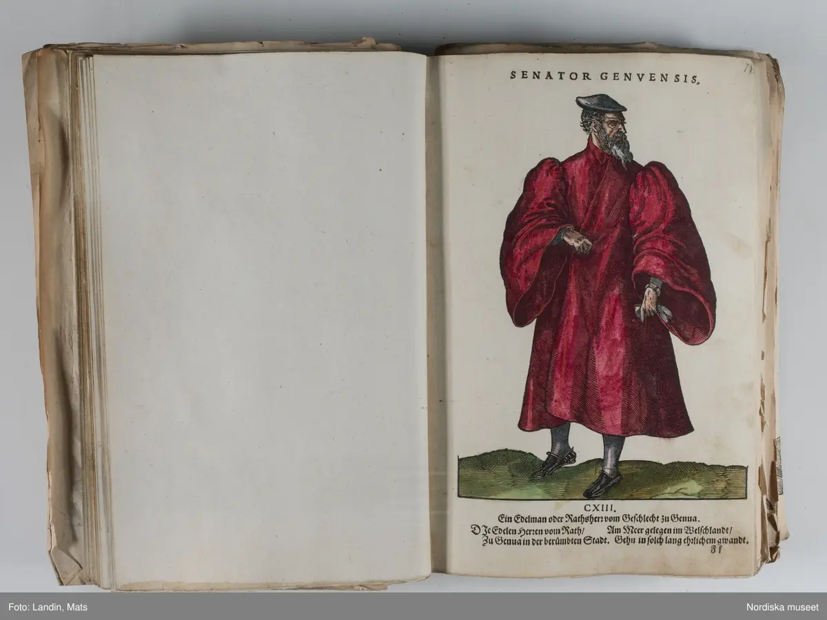 Bilder av och ur boken Trachtenbuch av Hans Weigel, tryckt 1577 i Nürnberg. Original i Nordiska museets bibliotek.

Habitvs Præcipvorvm Popvlorvm, Tam Virorvm Qvam fœminarum Singulari arte depicti.
Dräkt, dräktskick bilder från Europa, Afrika, Orienten och nya Amerika.