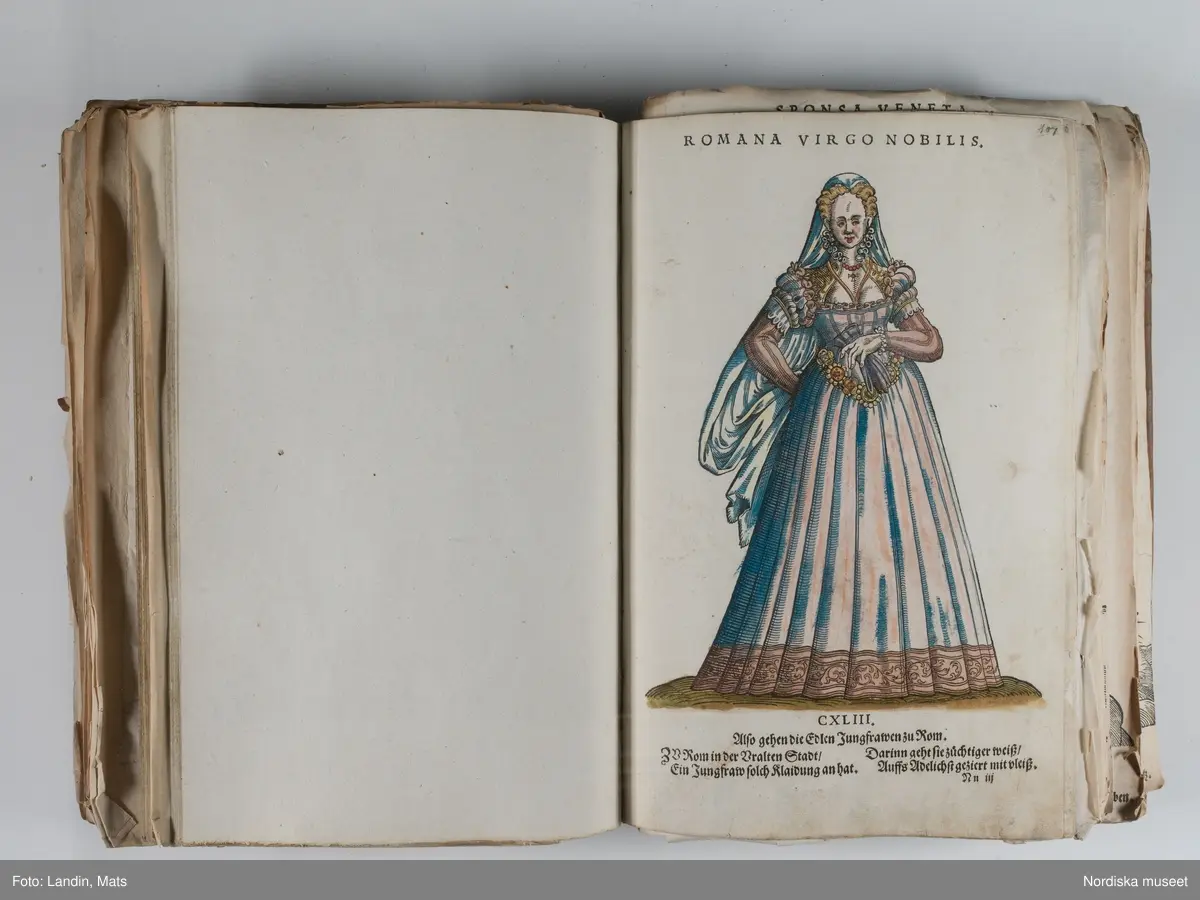 Bilder av och ur boken Trachtenbuch av Hans Weigel, tryckt 1577 i Nürnberg. Original i Nordiska museets bibliotek.

Habitvs Præcipvorvm Popvlorvm, Tam Virorvm Qvam fœminarum Singulari arte depicti.
Dräkt, dräktskick bilder från Europa, Afrika, Orienten och nya Amerika.