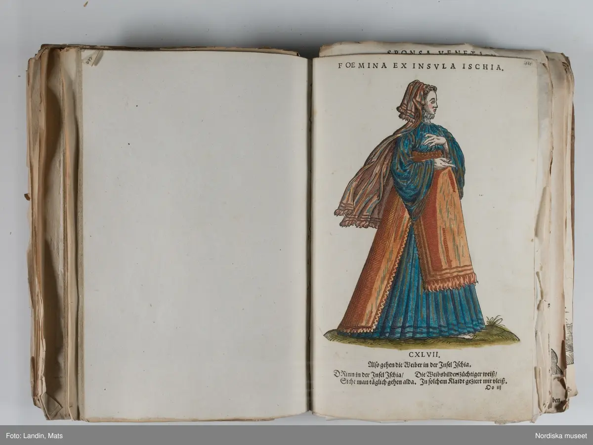 Bilder av och ur boken Trachtenbuch av Hans Weigel, tryckt 1577 i Nürnberg. Original i Nordiska museets bibliotek.

Habitvs Præcipvorvm Popvlorvm, Tam Virorvm Qvam fœminarum Singulari arte depicti.
Dräkt, dräktskick bilder från Europa, Afrika, Orienten och nya Amerika.