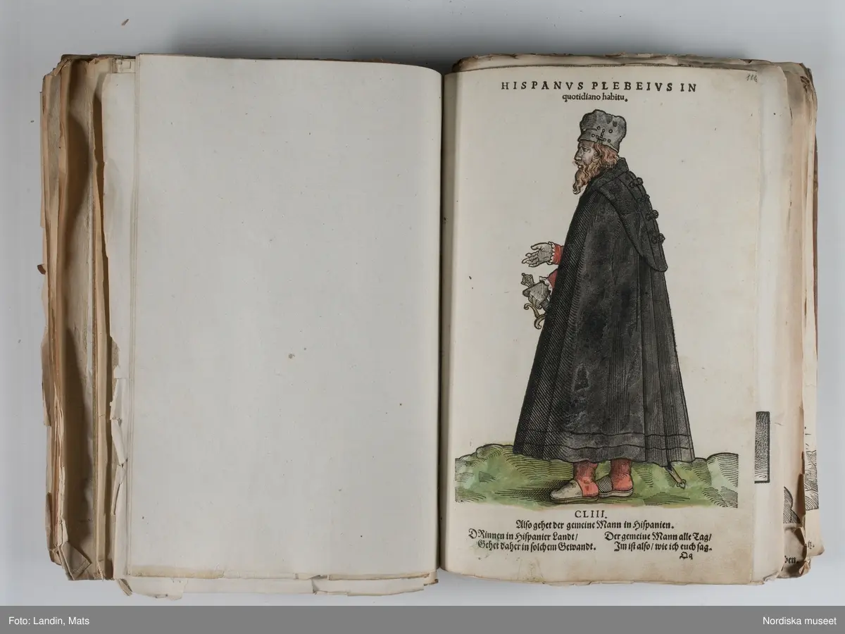 Bilder av och ur boken Trachtenbuch av Hans Weigel, tryckt 1577 i Nürnberg. Original i Nordiska museets bibliotek.

Habitvs Præcipvorvm Popvlorvm, Tam Virorvm Qvam fœminarum Singulari arte depicti.
Dräkt, dräktskick bilder från Europa, Afrika, Orienten och nya Amerika.