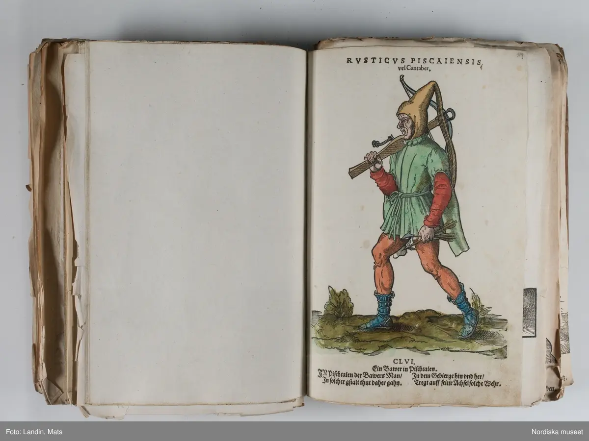 Bilder av och ur boken Trachtenbuch av Hans Weigel, tryckt 1577 i Nürnberg. Original i Nordiska museets bibliotek.

Habitvs Præcipvorvm Popvlorvm, Tam Virorvm Qvam fœminarum Singulari arte depicti.
Dräkt, dräktskick bilder från Europa, Afrika, Orienten och nya Amerika.