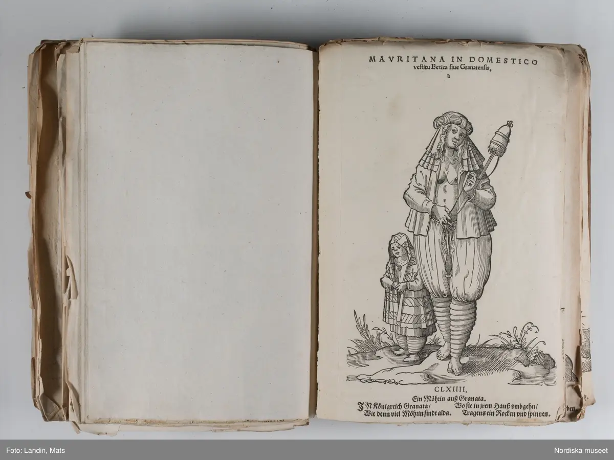 Bilder av och ur boken Trachtenbuch av Hans Weigel, tryckt 1577 i Nürnberg. Original i Nordiska museets bibliotek.

Habitvs Præcipvorvm Popvlorvm, Tam Virorvm Qvam fœminarum Singulari arte depicti.
Dräkt, dräktskick bilder från Europa, Afrika, Orienten och nya Amerika.