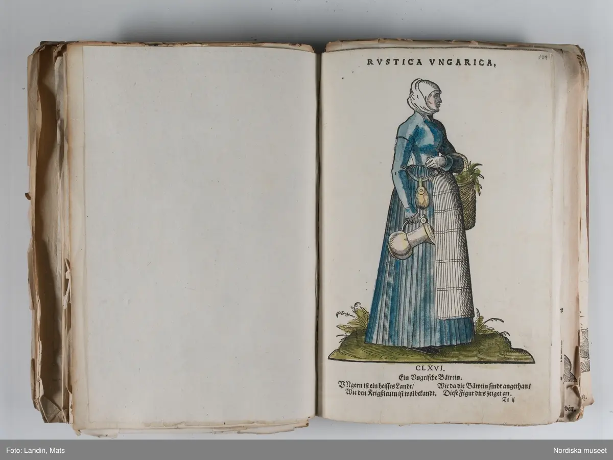 Bilder av och ur boken Trachtenbuch av Hans Weigel, tryckt 1577 i Nürnberg. Original i Nordiska museets bibliotek.

Habitvs Præcipvorvm Popvlorvm, Tam Virorvm Qvam fœminarum Singulari arte depicti.
Dräkt, dräktskick bilder från Europa, Afrika, Orienten och nya Amerika.