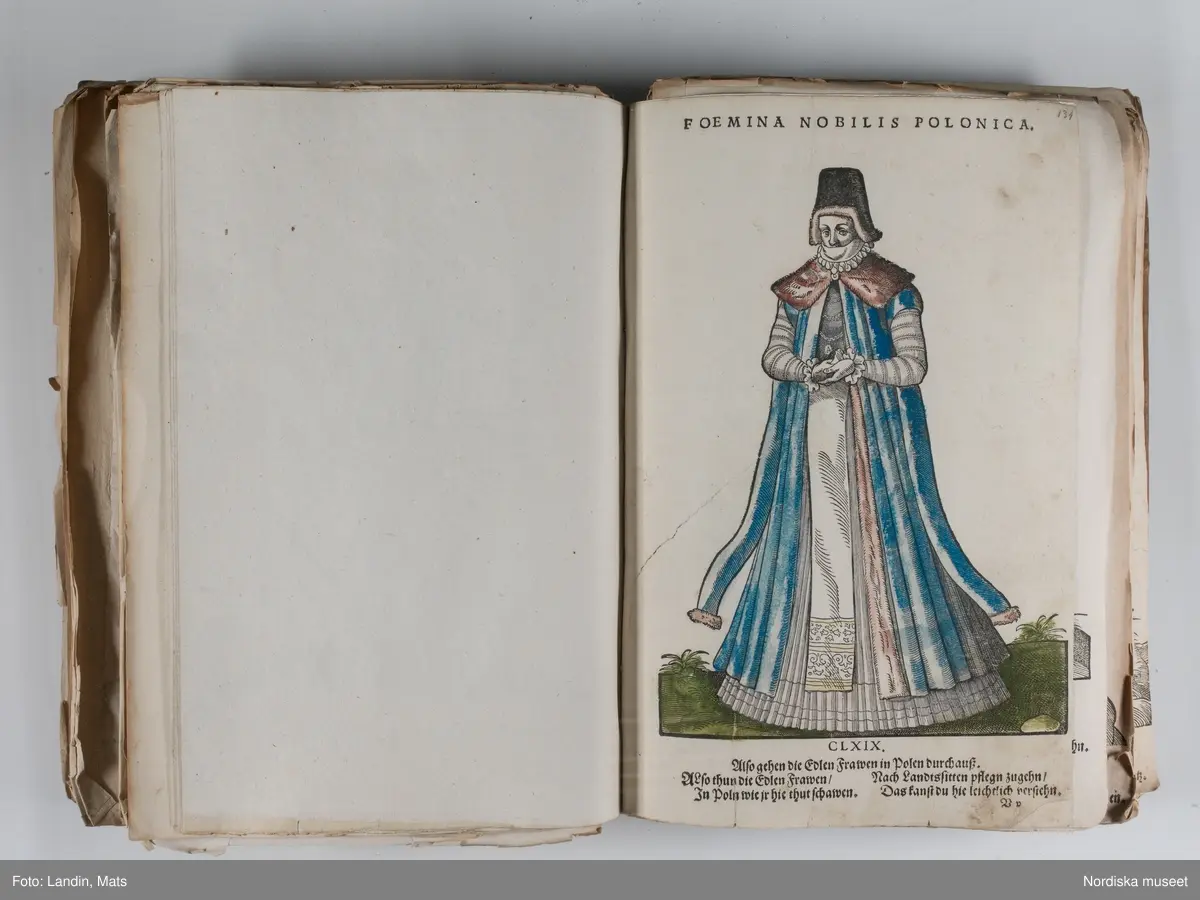 Bilder av och ur boken Trachtenbuch av Hans Weigel, tryckt 1577 i Nürnberg. Original i Nordiska museets bibliotek.

Habitvs Præcipvorvm Popvlorvm, Tam Virorvm Qvam fœminarum Singulari arte depicti.
Dräkt, dräktskick bilder från Europa, Afrika, Orienten och nya Amerika.