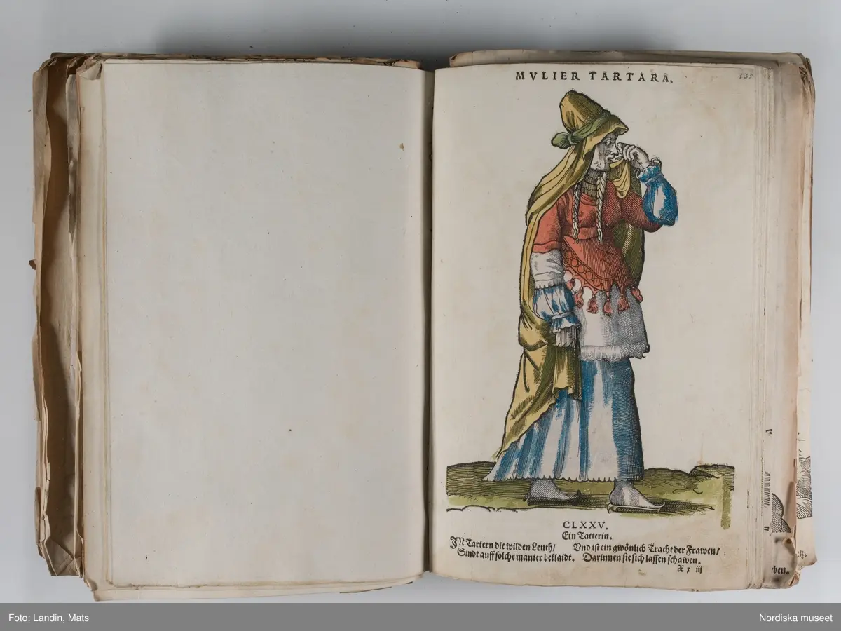 Bilder av och ur boken Trachtenbuch av Hans Weigel, tryckt 1577 i Nürnberg. Original i Nordiska museets bibliotek.

Habitvs Præcipvorvm Popvlorvm, Tam Virorvm Qvam fœminarum Singulari arte depicti.
Dräkt, dräktskick bilder från Europa, Afrika, Orienten och nya Amerika.