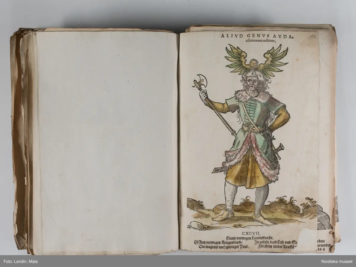 Bilder av och ur boken Trachtenbuch av Hans Weigel, tryckt 1577 i Nürnberg. Original i Nordiska museets bibliotek.

Habitvs Præcipvorvm Popvlorvm, Tam Virorvm Qvam fœminarum Singulari arte depicti.
Dräkt, dräktskick bilder från Europa, Afrika, Orienten och nya Amerika.