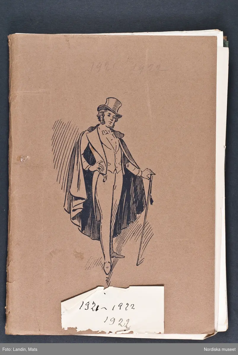 Herrmode, katalog Mayfair Fashions sommaren 1921.