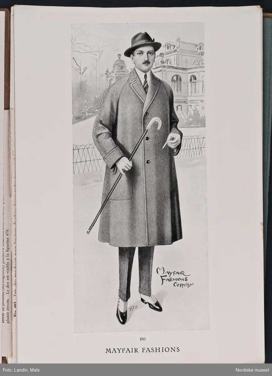 Herrmode, katalog Mayfair Fashions sommaren 1921.