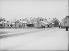 Kungsängsgatan från Hamnesplanaden, Kungsängen, Uppsala 1901 - 1902