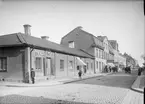 Korsningen Svartbäcksgatan - Linnégatan, Uppsala 1901 - 1902