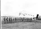 Fallskärmsjägarskolan i Karlsborg 1954.