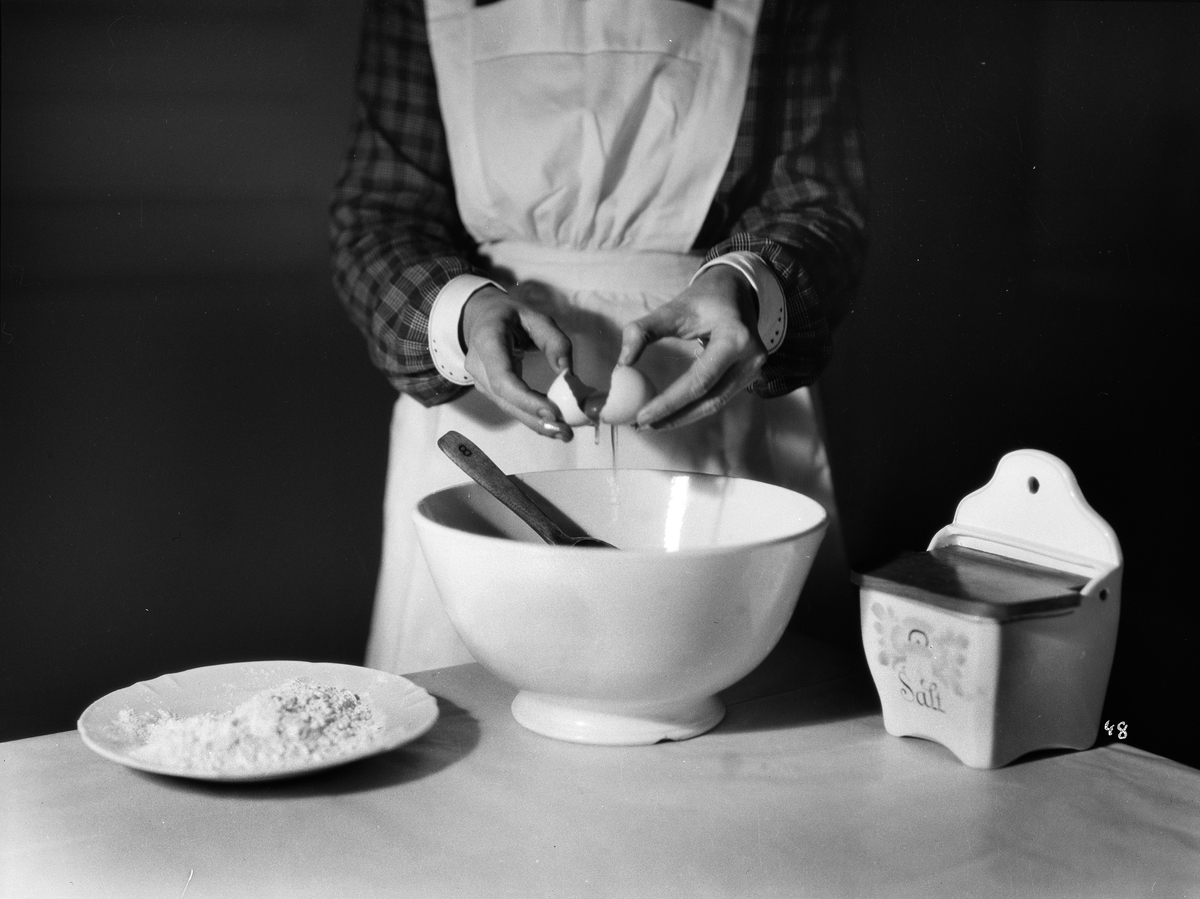 Bakning, Fackskolan för huslig ekonomi, Uppsala sannolikt på 1930-talet