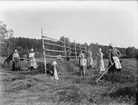 Höbärgning - sommarsemester i Söder Rälta, Leksands socken, Dalarna 1920-talet