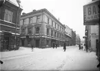 Upsala Ångqvarn AB:s byggnad på Vaksalagatan 5, kvarteret Lejonet, Uppsala 1917