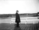 Man på brygga, Enköping maj 1930