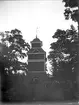 Klockstapeln vid Tegelsmora kyrka, Uppland september 1915