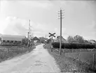 Väg i Gästre, Frösthults socken, Uppland juli 1933