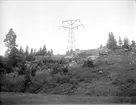 Berghäll vid Taxnäs, Fröslunda socken, Uppland september 1915