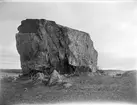 Flyttblock i Sällinge, Danmarks socken, Uppland 1932