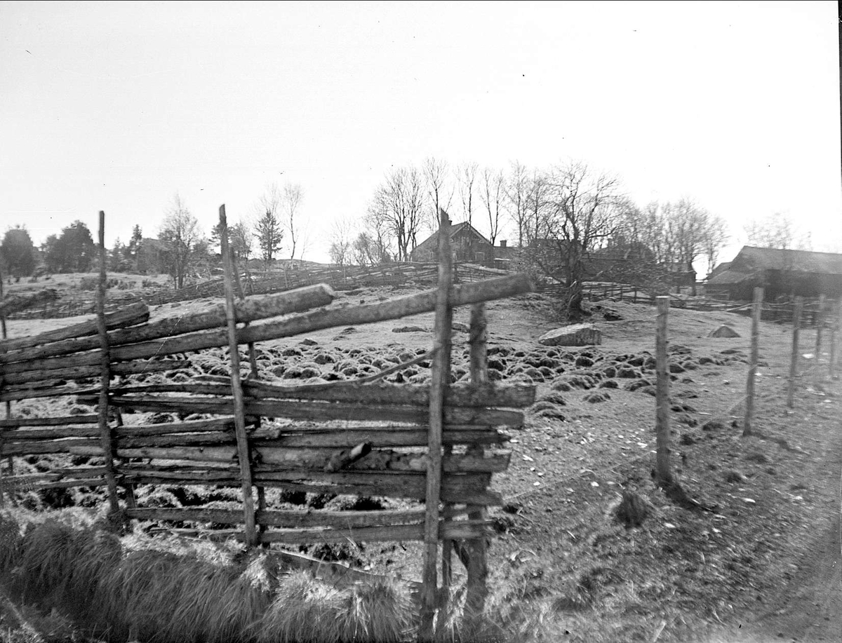 Beteshage, Vaksala socken, Uppland april 1933