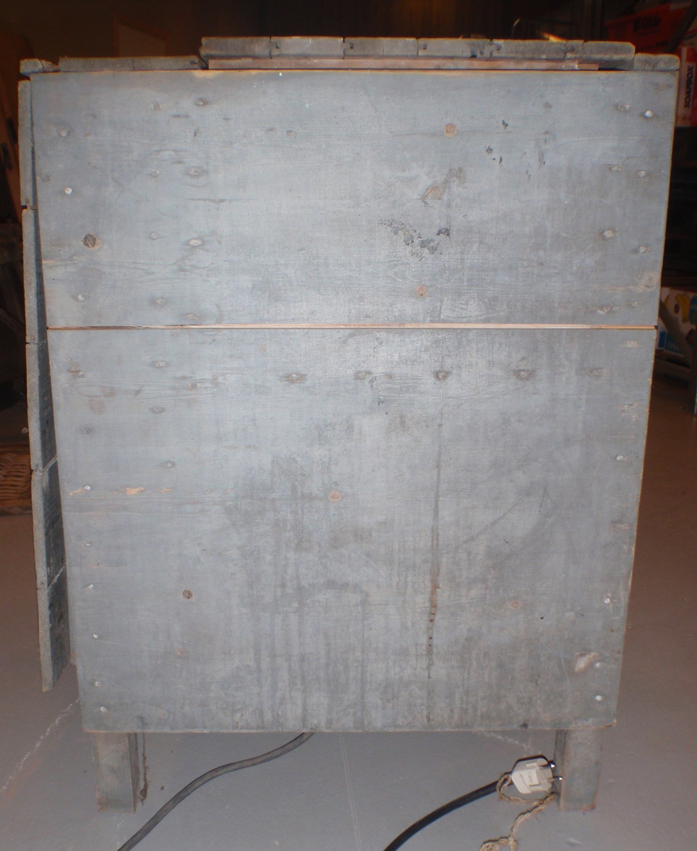 Trekasse m. Hoover-rotor og elektrisk motor.