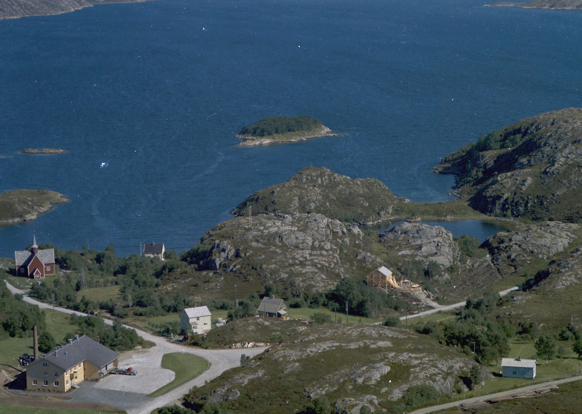 Bebyggelse ved Hitra Meieri