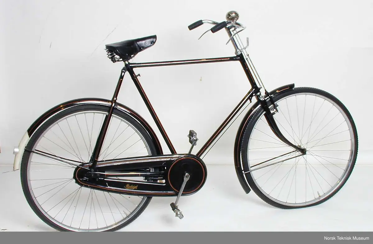 Herresykkel merke Raleigh. For-og-bakbremse fungerer. Tråfunksjon fungerer.
