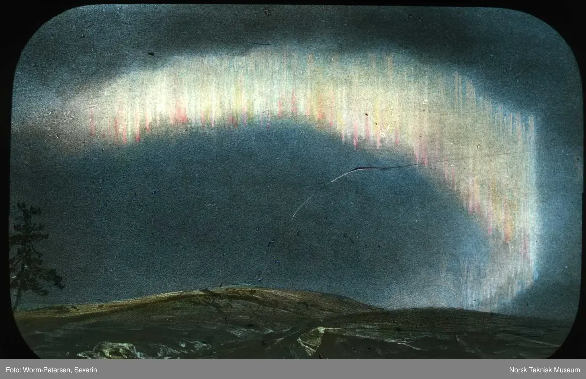 Nordlys observasjoner i Bossekop nordø 21. Jan. 1839