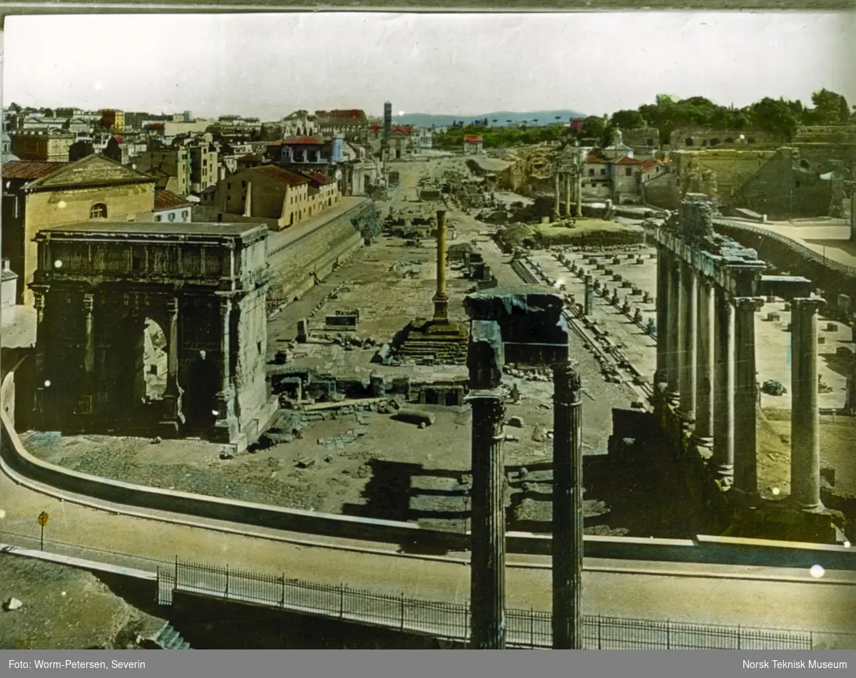 Roma, Forum Romanum, kulørt