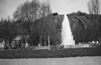 Fontän i Margretegärdeparken, Uddevalla i maj 1936