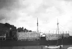 S/S BEO lastar silltunnor för Island 1936