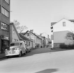 Bøgata fra Thorbjørn Egners plass.