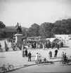 Svenska Flaggans Dag den 6 juni 1950 på Kungstorget i Uddevalla