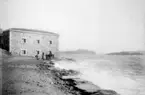 Södra Strandverket, Marstrand, under höststorm