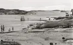 Badplatsen på Fisketången 1950-tal