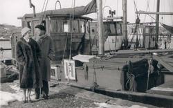 LL 695 ZEUS, LL 207 ERNA och HAVSÖRN i Ulebergshamn 1957