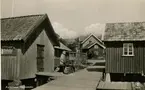 Sjöbodar i Kyrkesund 1940