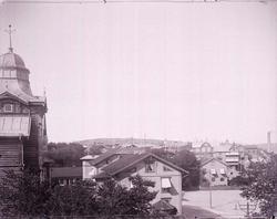 Enligt text som medföljde bilden: "Utsikt från Rosviksberg".