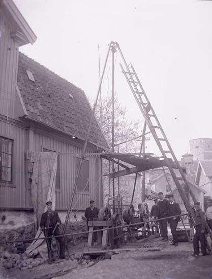 Enligt text som medföljde bilden: "Marstrand."