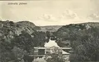 Vykort: Uddevalla. Bäfveån.