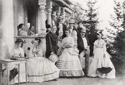 Ole Bull på besøk på Sarabråten.