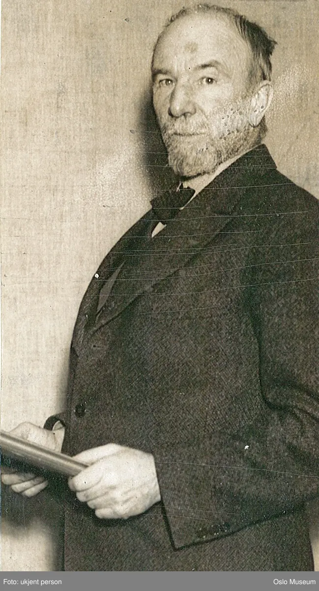 portrett, mann, kunstmaler, stående halvfigur