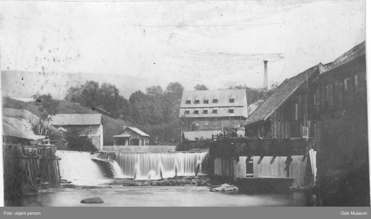 elv, foss, fabrikkbygninger