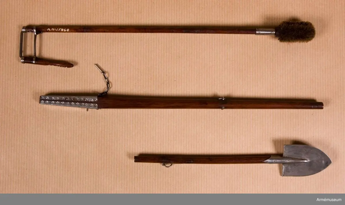 Modell av 6-pundig kanon m/1804
