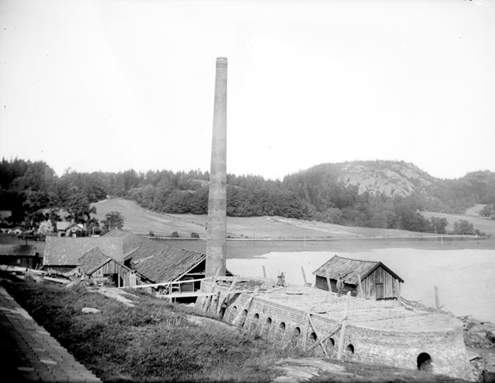 Enligt fotografens noteringar: "Nabbens Tegelbruk."
Plats: Nabben
Datum: 29 Augusti 1895
Tid: Kl 2.15 e.m.
Ljus: Solsken
Bländare: No 2
Objektiv: Svenska Express
Exponering: Hastighet No: 3 
Framkallning: Hydrochinon, Eikonogen