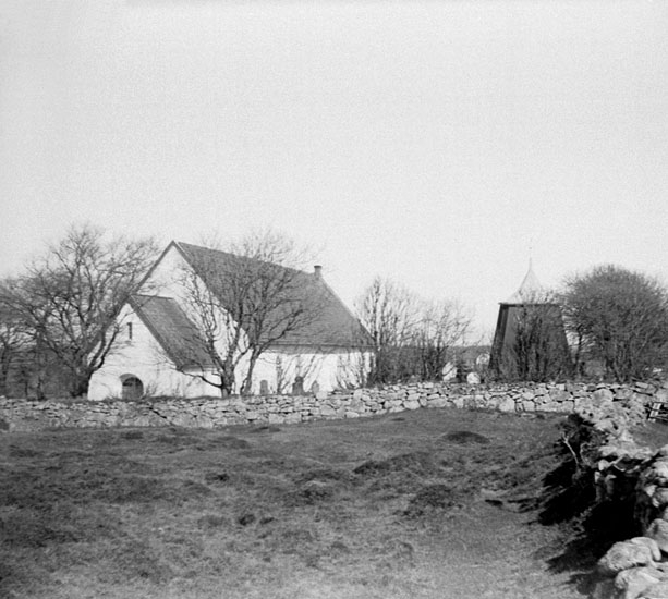 (Stereo karta XIX) Björlanda kyrka, 1 Maj 1930.