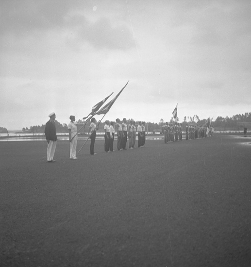 Text till bilden: "Sandvika, Norge NM i kanot 1939.06.29".